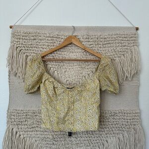 NWT: Bardot Christie Crop Top